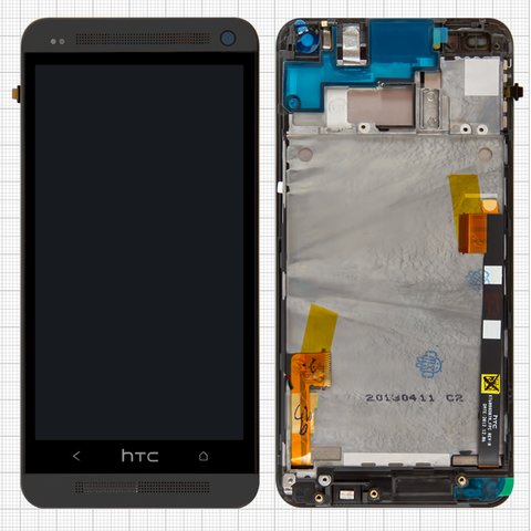 Дисплей для HTC One M7 801e, чорний, Original PRC 