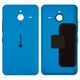 Задняя панель корпуса для Microsoft (Nokia) 640 XL Lumia Dual SIM, синяя, с боковыми кнопками