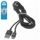 USB кабель Hoco X14, USB тип-C, USB тип-A, 200 см, 2 A, чорний