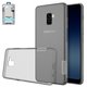 Чехол Nillkin Nature TPU Case для Samsung A730 Galaxy A8+ (2018), серый, прозрачный, Ultra Slim, силикон, #6902048152519