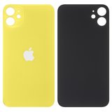 Задняя панель корпуса для iPhone 11, желтая, не нужно снимать стекло камеры, Copy, big hole