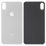 Задня панель корпуса для iPhone XS Max, біла, не потрібно знімати скло камери, big hole
