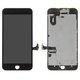 Дисплей для Apple iPhone 7 Plus, черный, с рамкой, Copy, с камерой, с динамиком
