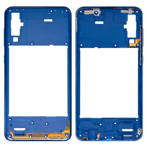 Середня частина корпусу для Samsung A505 Galaxy A50, синя