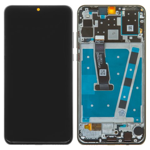 Дисплей для Huawei Nova 4e, чорний, з рамкою, High Copy