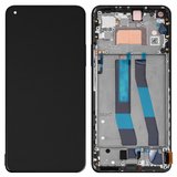 Дисплей для Xiaomi Mi 11 Lite 5G NE, чорний, з рамкою, Original (PRC)