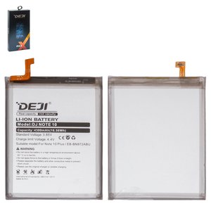Акумулятор Deji EB BN972ABU для Samsung N975F Galaxy Note 10 Plus, Li ion, 3,85 B, 4300 мАг