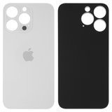 Задняя панель корпуса для iPhone 13 Pro, серебристая, белая, не нужно снимать стекло камеры, Silver, big hole