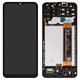 Дисплей для Samsung A135 Galaxy A13, M135 Galaxy M13, чорний, з рамкою, Original (PRC), BS066FBM-L01-D800_R5.7