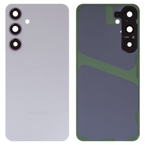 Задняя панель корпуса для Samsung S926 Galaxy S24 Plus, серая, со стеклом камеры, marble grey