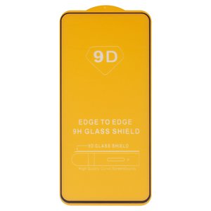 Захисне скло для Samsung G990B Galaxy S21 FE 5G, сумісне з чохлом, Full Glue, без упаковки , чорний, шар клею нанесений по всій поверхні
