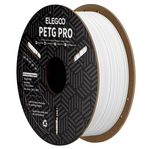 Філамент ELEGOO PETG PRO, білий white , 1 кг