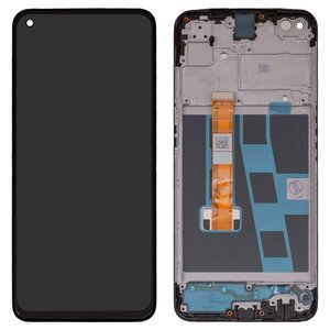 Дисплей для Oppo A52, чорний, з рамкою, Original PRC , CPH2061, CPH2069, PADM00, PDAM10, BS065XMM L03 M800