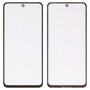 Скло корпуса G+OCA PRO для Xiaomi Redmi Note 9 Pro, Redmi Note 9S, з ОСА плівкою, чорне