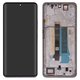 Дисплей для Xiaomi Redmi Note 13 Pro Plus, білий, з рамкою, Original (PRC), (Moonlight White), 23090RA98C, 23090RA98G, 23090RA98I