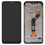 Дисплей для Tecno Pop 5 LTE, черный, с рамкой, Оригинал (переклеено стекло), BD4, BD4i, BD4a