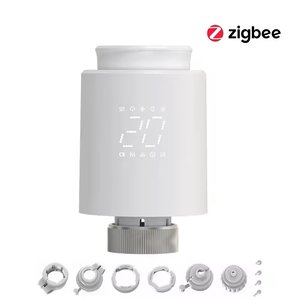 Розумна термостатична головка Tuya TRV, Zigbee, біла