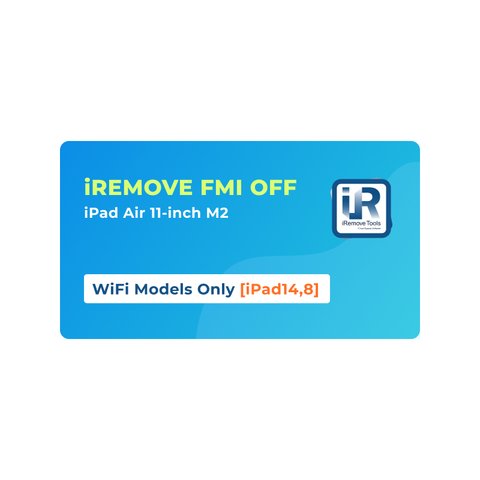 iRemove FMI OFF iPad Air 11 inch M2 лише WiFi моделі [iPad14,8]
