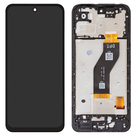 Дисплей для Tecno Spark Go 2 KM4 , черный, с рамкой, High Copy