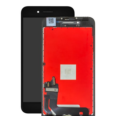 Pantalla LCD puede usarse con Apple iPhone 8 Plus, negro, con marco, PRC