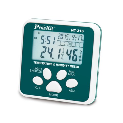 Medidor de temperatura y humedad Pro'sKit NT 316