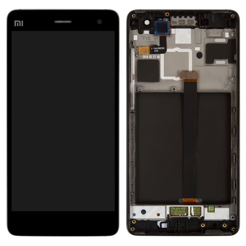 Pantalla LCD puede usarse con Xiaomi Mi 4, negro, con marco, Original PRC 