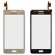 Touchscreen compatible with Samsung G530F Galaxy Grand Prime LTE, G530H Galaxy Grand Prime, (golden) #BT541