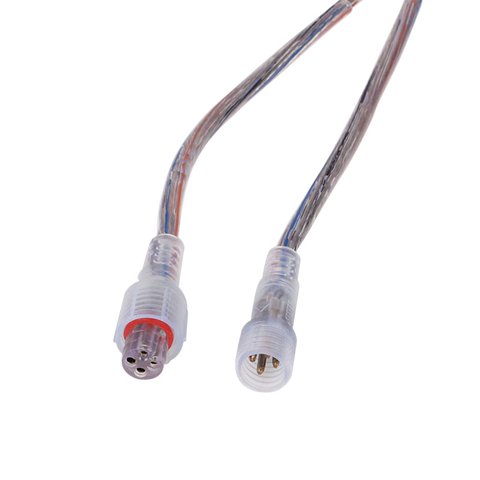Cable de conexión de 4 pines macho + hembra  para tiras LED IP65 