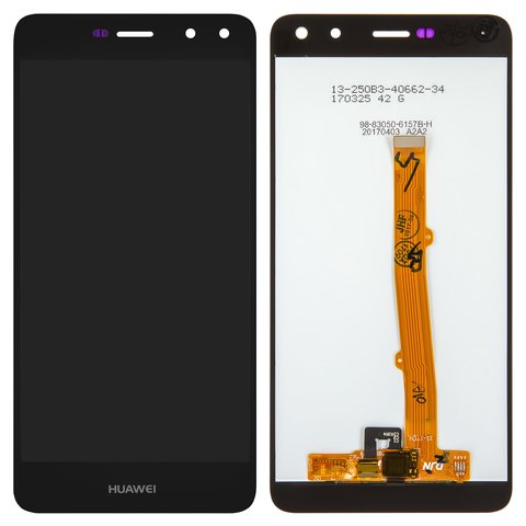 Pantalla LCD puede usarse con Huawei Y5 2017 , Y5 III, negro, sin marco, Original PRC , MYA U29 MYA L02 MYA L22