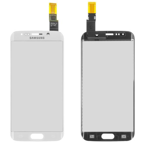 Touchscreen compatible with Samsung G925F Galaxy S6 EDGE, white 
