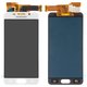 LCD compatible with Samsung A310 Galaxy A3 (2016); Samsung, (white, without adjustment of light, without frame, Copy, (TFT))