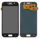 LCD compatible with Samsung A520 Galaxy A5 (2017), (black, without frame, High Copy, with wide edge, (OLED))