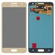 LCD compatible with Samsung A300 Galaxy A3, (golden, without frame, original (change glass) )