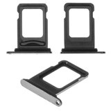 Sujetador de tarjeta SIM puede usarse con iPhone 12 Pro, iPhone 12 Pro Max, negro, double SIM, graphite