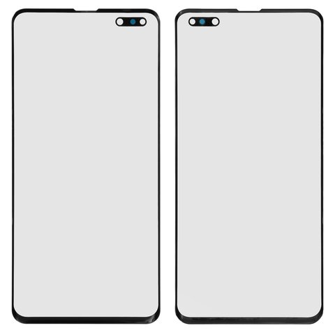 Housing Glass compatible with Samsung G977 Galaxy S10 5G, black 
