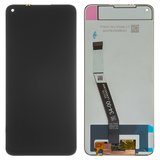 Дисплей для Xiaomi Redmi 10X 4G, Redmi Note 9, черный, без рамки, Оригинал (переклеено стекло), M2003J15SC, M2003J15SG, M2003J15SS