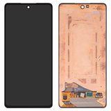 Pantalla LCD puede usarse con Samsung A725 Galaxy A72, A726 Galaxy A72 5G, negro, sin marco, original (vidrio reemplazado)
