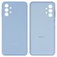 Housing Back Cover compatible with Samsung A135 Galaxy A13, (dark blue, with side button)