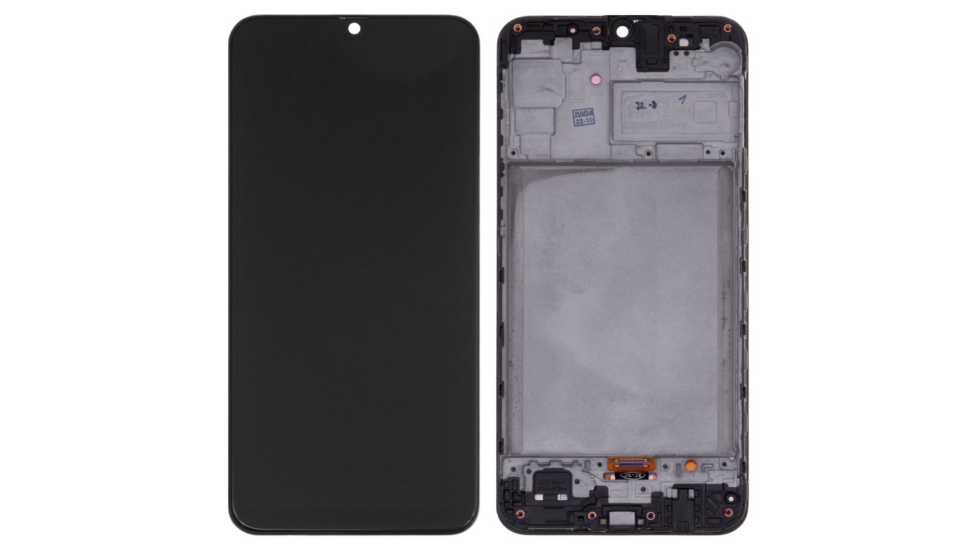 Дисплей для Samsung M315 Galaxy M31, M315F/DS Galaxy M31, черный, с рамкой,  High Copy, (OLED) - All Spares