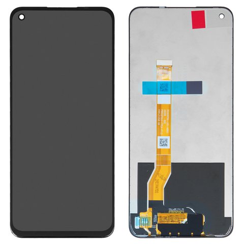 LCD compatible with Oppo A96 4G, black, without frame, Original PRC , 1540430320 1540430310 