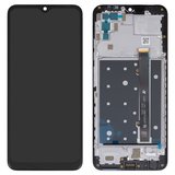LCD compatible with ZTE Blade V2020 Smart, (black, with frame, Original (PRC), LMIBH06817290-LFPC-03, FPC-T68PTS00VF)