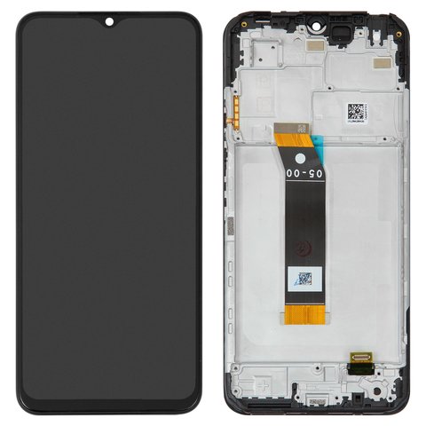 LCD compatible with Xiaomi Redmi 10 5G, black, with frame, Original PRC  