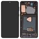 Pantalla LCD puede usarse con Samsung G996 Galaxy S21 Plus 5G, negro, con marco, High Copy, original LCD size, (OLED)