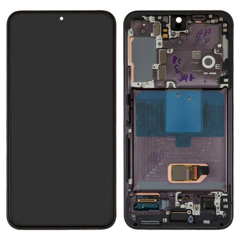 Дисплей для Samsung S901 Galaxy S22 5G, черный, с рамкой, Original, сервисная упаковка, #GH82 27520A