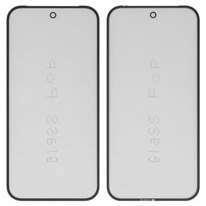 Стекло корпуса G+OCA PRO для Google Pixel 9 Pro, с OCA пленкой, черное