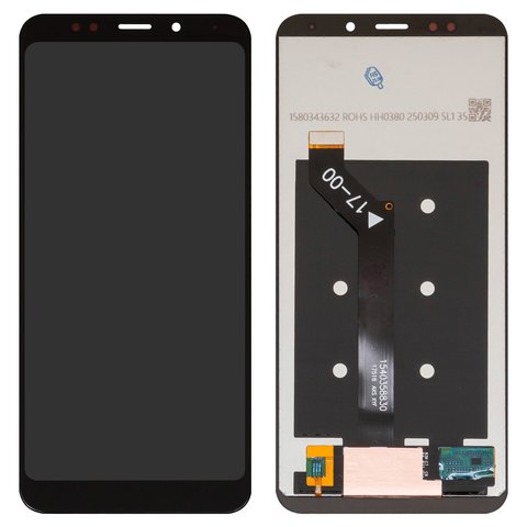 LCD compatible with Xiaomi Redmi 5 Plus, black, without frame, Box  