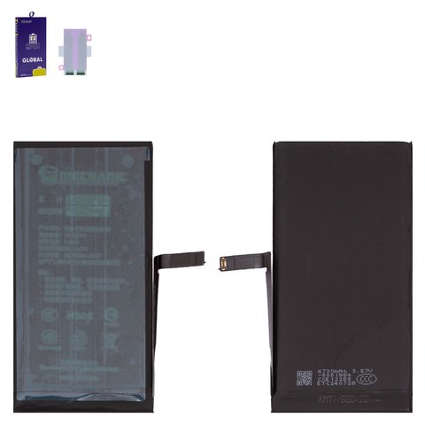 Batería Mechanic puede usarse con Apple iPhone 14 Plus, Li Polymer, 3.86 V, 4770 mAh, mayor capacidad, sin mensaje de error, diagnosable battery