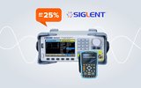 Скидки до 25% на оборудование SIGLENT!