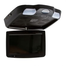 9" Автомобильный потолочный монитор с DVD плеером черный - Краткое описание