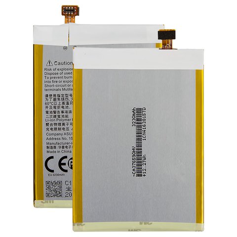 Battery compatible with Asus ZenFone 6 A600CG , Li Polymer, 3.8 V, 3300 mAh, Original PRC #C11P1325 C11PKJQ